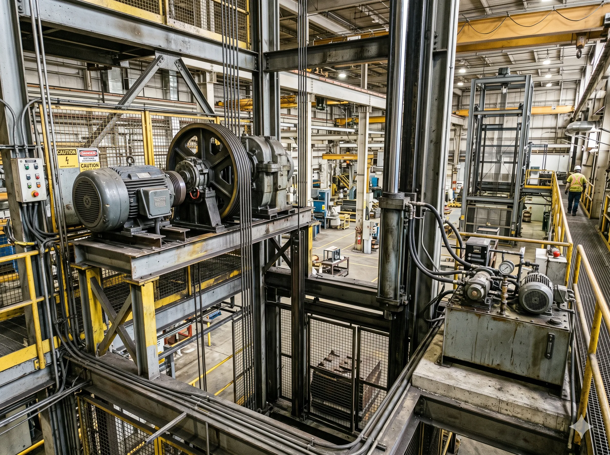 Industrial Elevator Systems in India working system